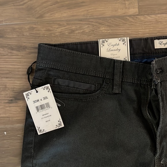 NWT stretch for comfort English Laundry Black Jeans - Picture 3 of 4
